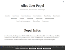 Tablet Screenshot of popel.info